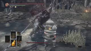 【DARK SOULS 3】装備重量100％超え縛りカンスト攻略ボス撃破シーン！＃1！灰の審判者グンダ戦！