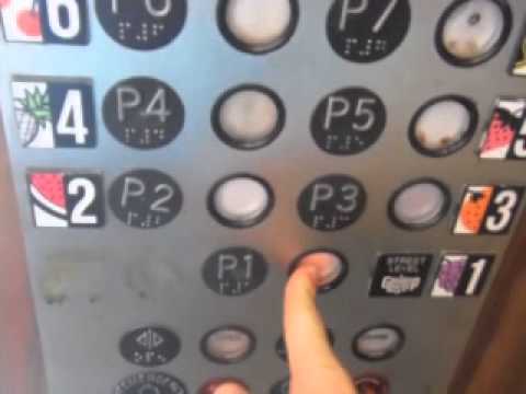 BOTTOM DRIVE Montgomery elevator @ Horton Plaza San Diego CA