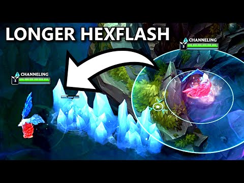 SUPER LONG HEXFLASH! Trick with Anivia W and Taliyah R!
