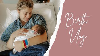 OUR BIRTH VLOG | the birth of our daughter at 38 weeks