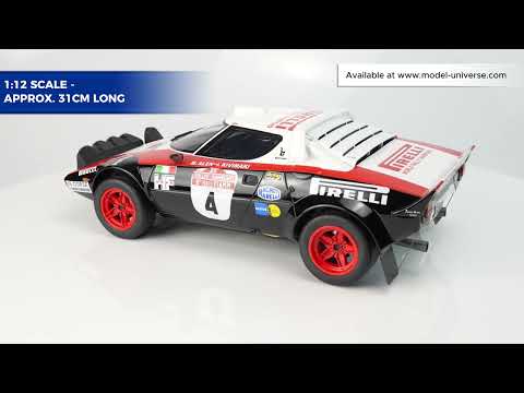 Lancia Stratos GR.4 1978 San Remo Rally Winner - 1:12 Scale Resin Model