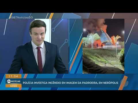 Ataque à Fé Santa incendiada causa tristeza e revolta em Nerópolis
