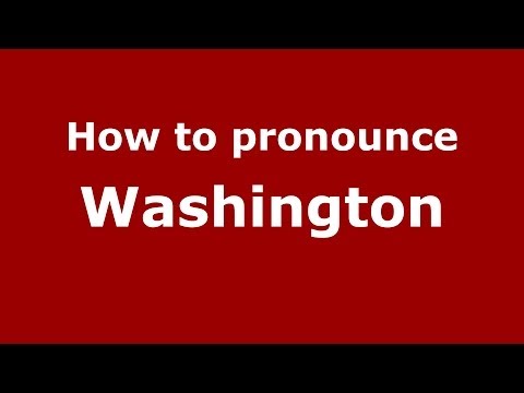 How to pronounce Washington (Brazilian Portuguese/Brazil)  - PronounceNames.com