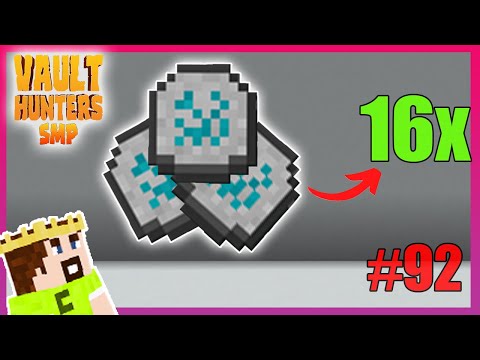 16x Crystal Cave Rooms in CRP VAULT!! - Minecraft Vault Hunters SMP eps 92