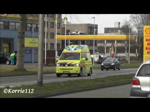 A1, Silverline Ambulance 02-111 Leeuwarden naar een melding