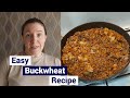 Sanctions 2022. How I'm going to survive. Easy buckwheat recipe