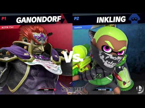 Smash-Web #22: Flatfeet (Ganondorf) vs ORG ramble (Inkling) - LQF Smash Ultimate