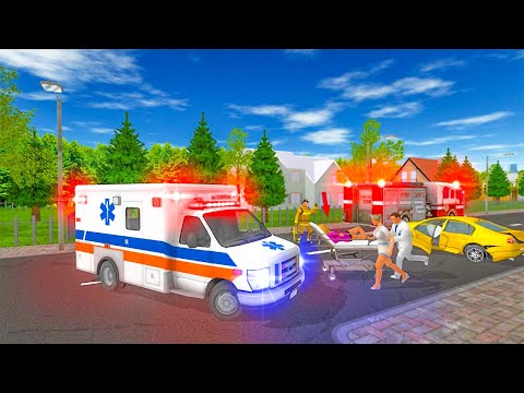 Survival Ambulance Rescue Driving । Emergency Ambulance Van Simulator । Android Gameplay