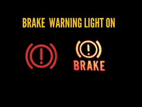 BRAKE WARNING LIGHT ON ( BRAKE FLUID LOW) REASONS FOR BRAKE WARNING LIGHT #brake #mechanic #reels