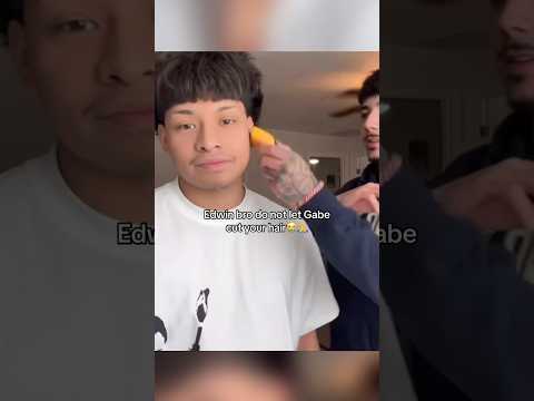 Edwin was bouta go bald 😭  #funny #cute #scary #tiktok #viralvideo #haircut