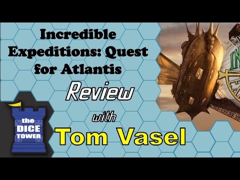 Dice Tower Reviews: Incredible Expeditions: Quest for Atlantis