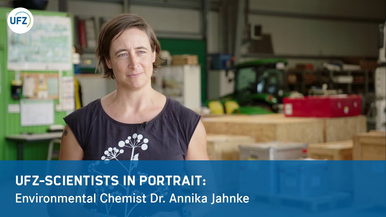 UFZ Envirnonmental Chemist Dr. Annika Jahnke in portrait