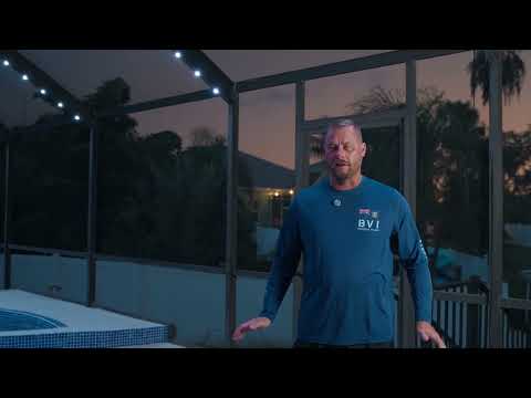 Jellystream LED Lighting – Happy Customer – Wayne, FL – Pool Cage