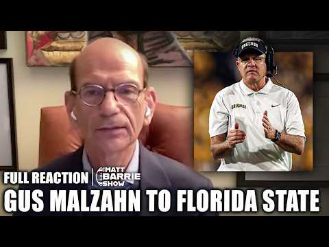 Welchen Blickwinkel hat Gus Malzahn auf die FSU? 👀 Finebaum deutet eine Übernahme an 😯 | Die Matt...