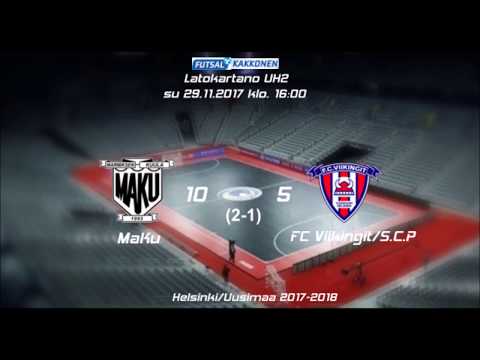 MaKu- FC Viikingit/S.C.P 10-5 (2-1), FM2 Helsinki/Uusimaa 2017-2018