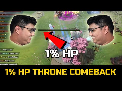 TNC.ARMEL 1% HP BASE DEFENSE COMEBACK - UNREAL ENDING DOTA 2
