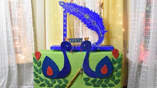 Easy janmashtami decoration idea - janmashtami decoration | krishna janmashtami decoration idea | DOWNLOAD THIS VIDEO IN MP3, M4A, WEBM, MP4, 3GP ETC