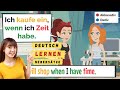 Deutsch lernen A2 - B1 | weil, dass, deshalb, wenn | learn german A2 -B1