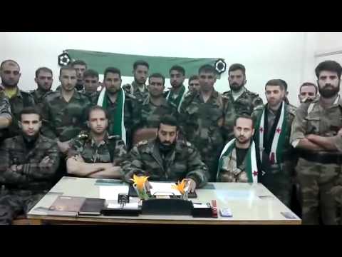 إعلان تشكيل المجلس العسكري في مدينة الرستن بقيادة الرائد أحمد بحبوح