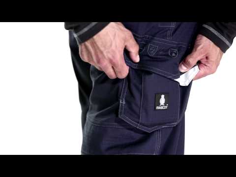 Hängselbyxor med knäfickor Mascot Multisafe 13669-216