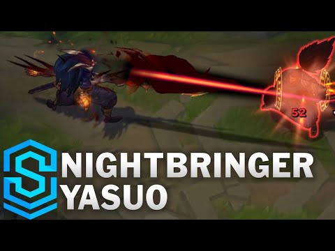 Nightbringer Yasuo Chroma Skin Spotlight - League of Legends