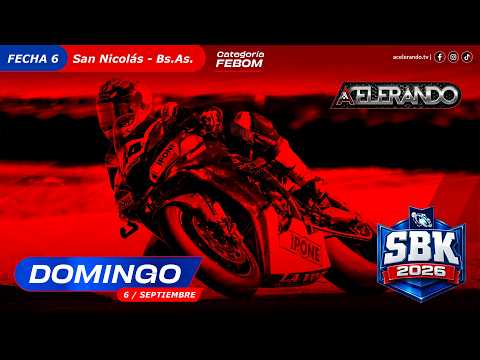 260906 🔴 EN VIVO | FINALES | #Domingo SBK FEBOM
