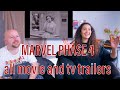 ALL Marvel movies & tv trailers | watching the phase 4 and 5 presentation coming out 2021 - 2023