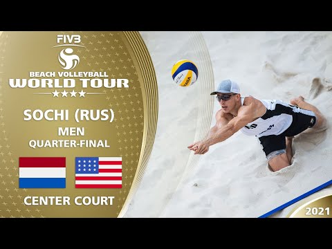 Varenhorst/van de Velde vs. Bourne/Crabb - Men's QF | Full Match | 4* Sochi 2021