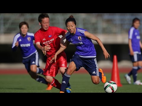 Nadeshiko Japan review tactics in game-style practice – 2nd day of Kagawa Camp｜Japan Football Association