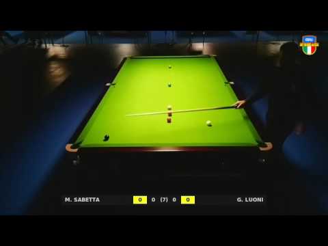 Campionato Nazionale Snooker FIBiS 2017 - CAT. A - GIRONE