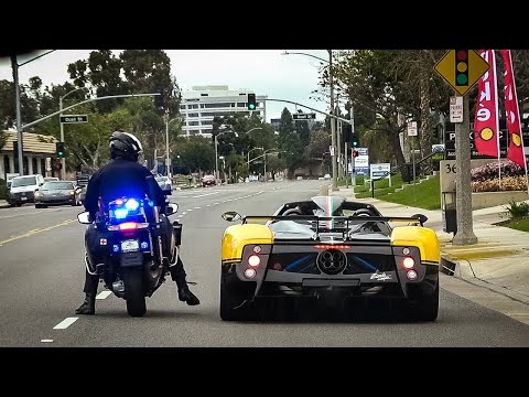 Esto Sucede cuando un Supercoche Humilla a la Policía en Segundos
