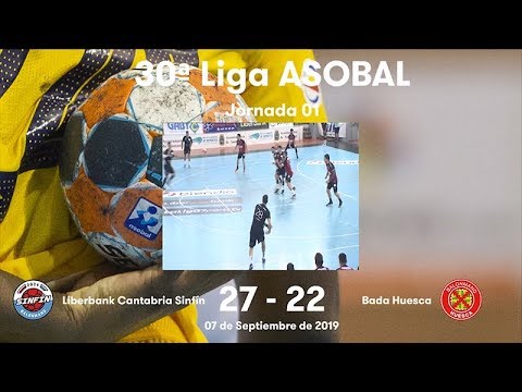 LIGA ASOBAL J01: Liberbank Cantabria Sinfín - Bada Huesca 27-22