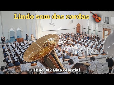 Hino 342 Sião celestial - Ensaio regional CCB Transilvânia (Encontro de Violoncelos)