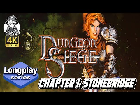 Dungeon Siege Chapter 1: Stonebridge [PC] 2002 Longplay / Playthrough 4K HD