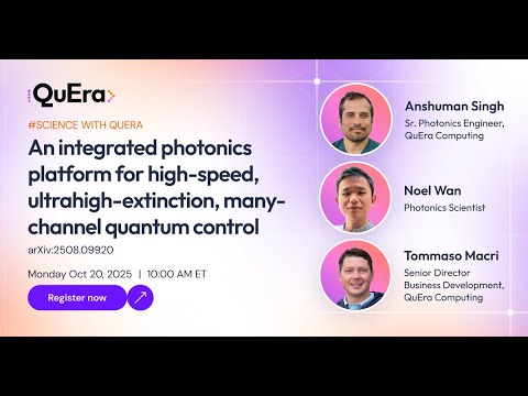 An Integrated Photonics Platform for High-Speed Quantum Control | QuEra