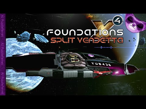 X4 Split Vendetta Ep53 - Landing a ship in a minefield!