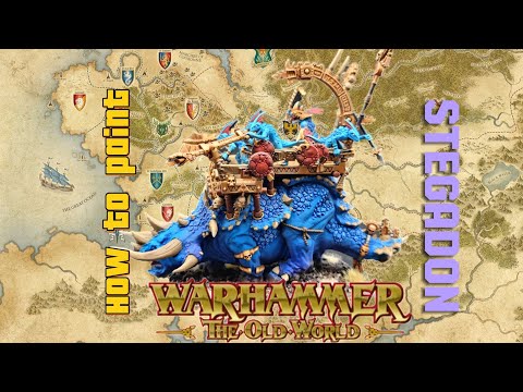 How to paint Lizardmen Stegadon