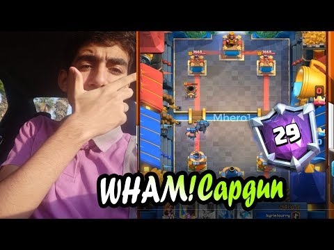 🔥WHAM!Capgun✨Mortar Bait DECK 7400+ gameplays - Clash Royale