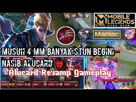 King Of Lifesfeal Is Back!! Nasib Alucard Lawan 4 Hero Stun - Alucard Revamp Gameplay