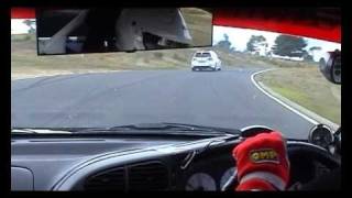 preview picture of video 'Broadford 03/03/2011  - Mitsubishi Lancer EVO IV in-car (part 2)'