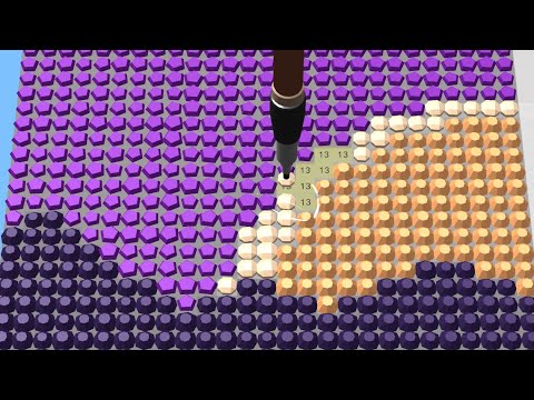 Satisfying and relaxing ASMR Mobile Games - Diamond Painting ASMR Coloring - YouTube