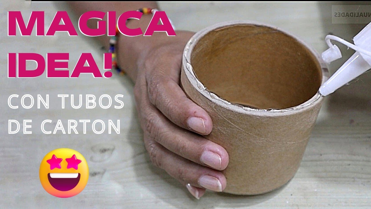 😮ESTO ES MAGIA! ...TUBOS DE PAPEL HIGIENICO, TUBOS DE CARTON = IDEA MAGICA