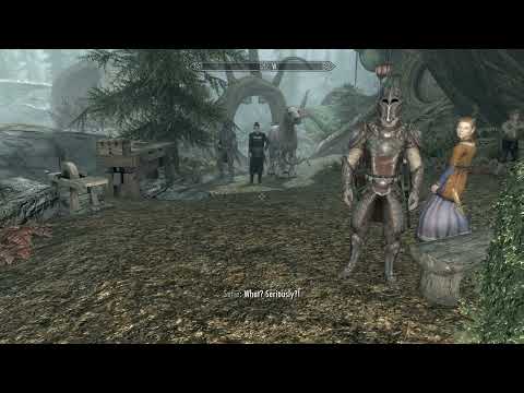 That is definitely one way to scare a kid Auri - Skyrim