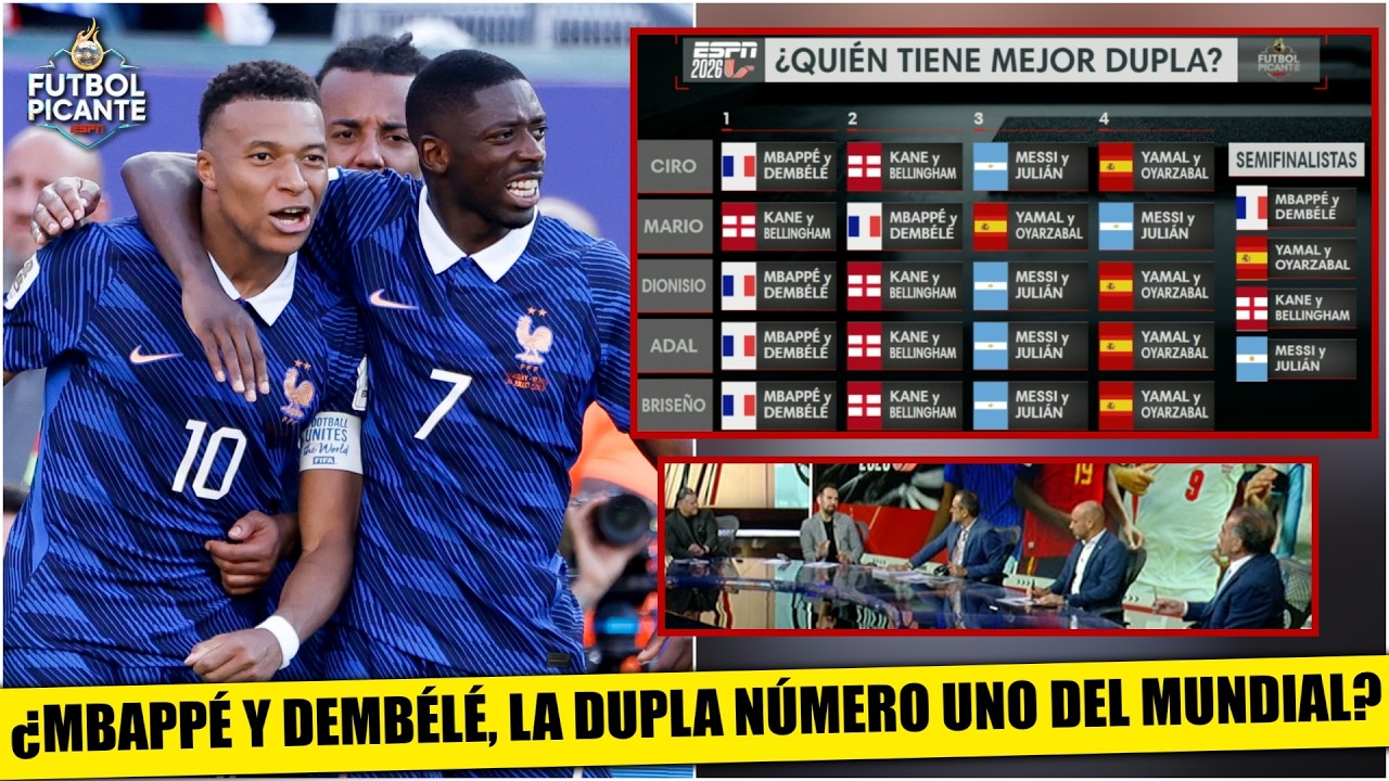 FRANCIA tiene dupla más letal: MBAPPÉ Y DEMBÉLÉ, por delante de Kane y Bellingham | Futbol Picante