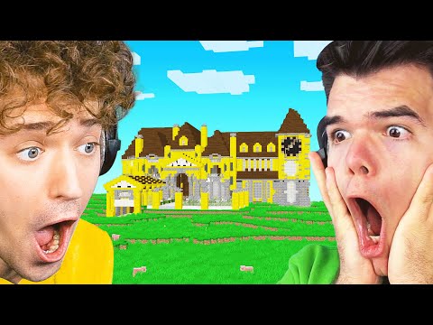 Building A MINECRAFT MANSION On Jelly's SERVER!