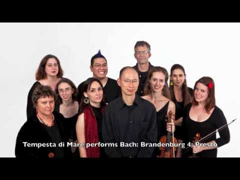 Johann Sebastian (J.S.) Bach: Brandenburg Concerto No. 4: Third movement: Presto