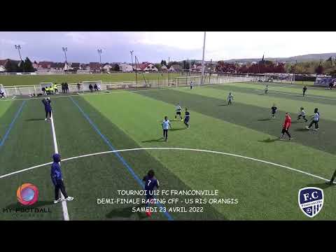 SAMEDI 23 AVRIL TOURNOI FC FRANCONVILLE U12 DEMI FINALE RACING CFF -  US RIS ORANGIS