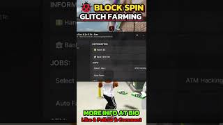 Block Spin Glitch Farming Method š#blockspin #robloxscript