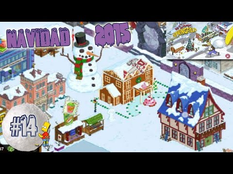 Los Simpson Springfield "Navidad'15: Cap. 14 - El Chalet de esquí y Mansión jengibre nivel 4" - Tony