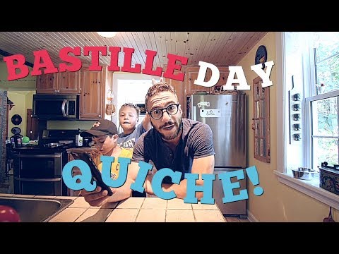 HOW TO CELEBRATE BASTILLE DAY - FRENCH FLAG QUICHE / OMELETTE [Cooking Vlog]